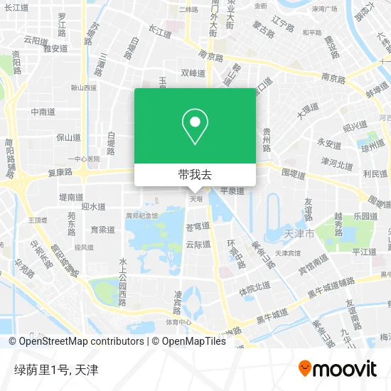 绿荫里1号地图