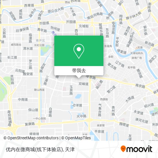 优内在微商城(线下体验店)地图