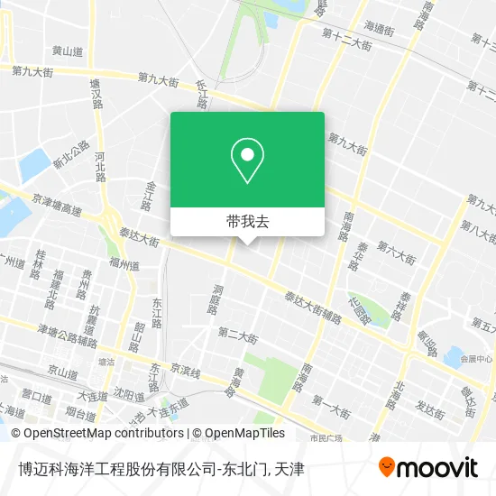 博迈科海洋工程股份有限公司-东北门地图