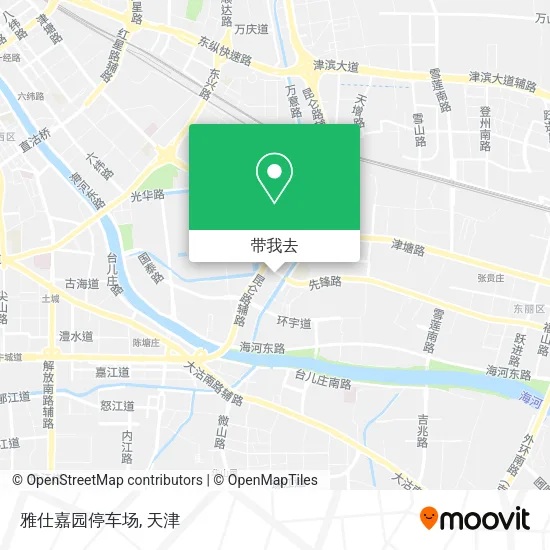 雅仕嘉园停车场地图