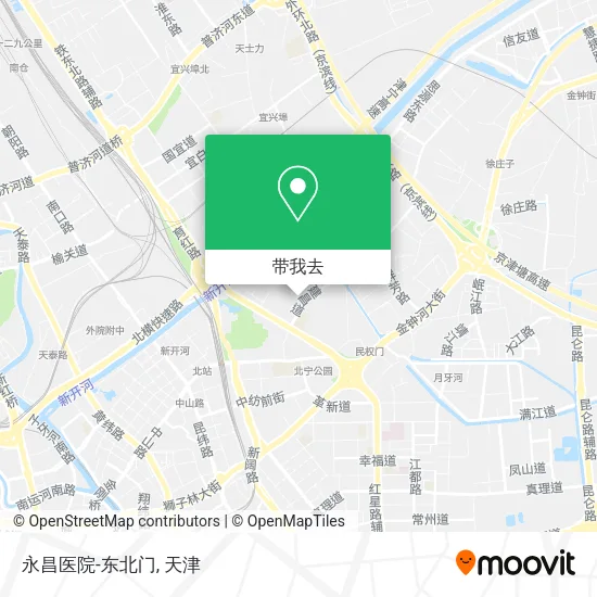 永昌医院-东北门地图