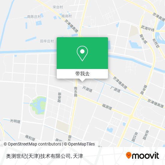 奥测世纪(天津)技术有限公司地图