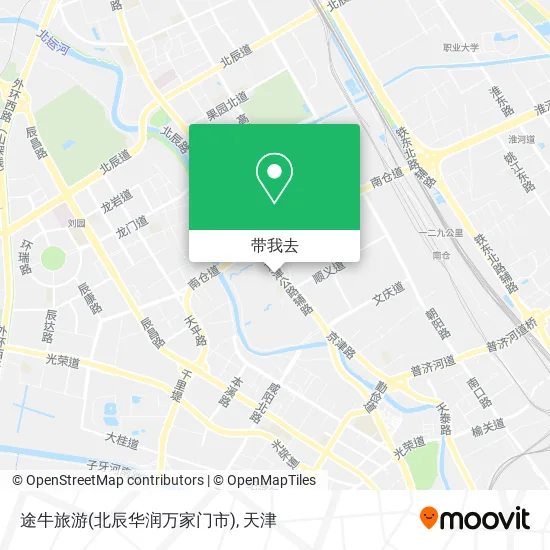 途牛旅游(北辰华润万家门市)地图