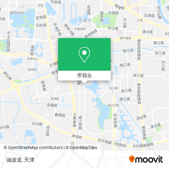 涵波道地图