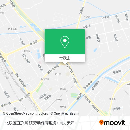 北辰区宜兴埠镇劳动保障服务中心地图