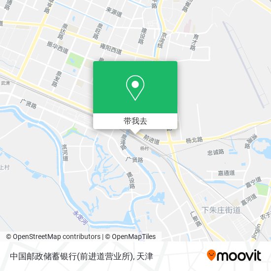 中国邮政储蓄银行(前进道营业所)地图