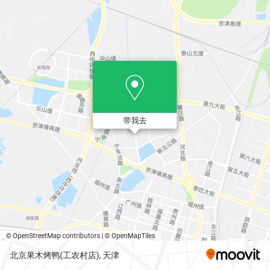 北京果木烤鸭(工农村店)地图