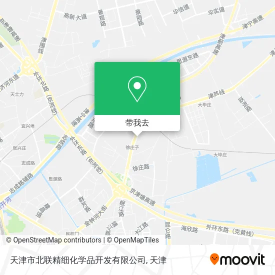 天津市北联精细化学品开发有限公司地图