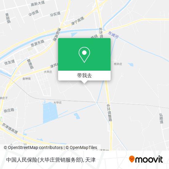 中国人民保险(大毕庄营销服务部)地图