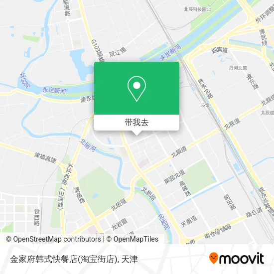 金家府韩式快餐店(淘宝街店)地图