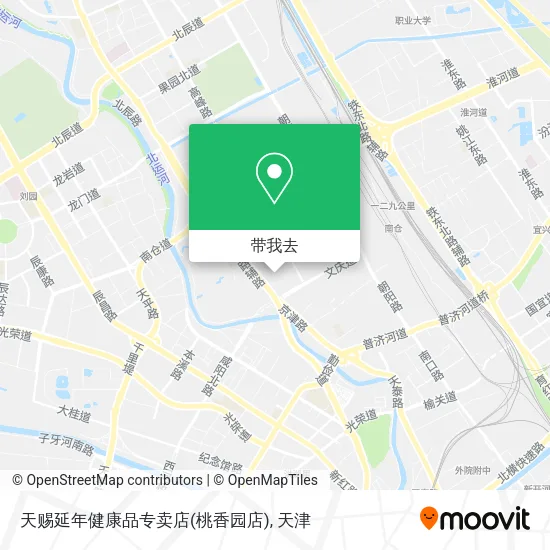 天赐延年健康品专卖店(桃香园店)地图