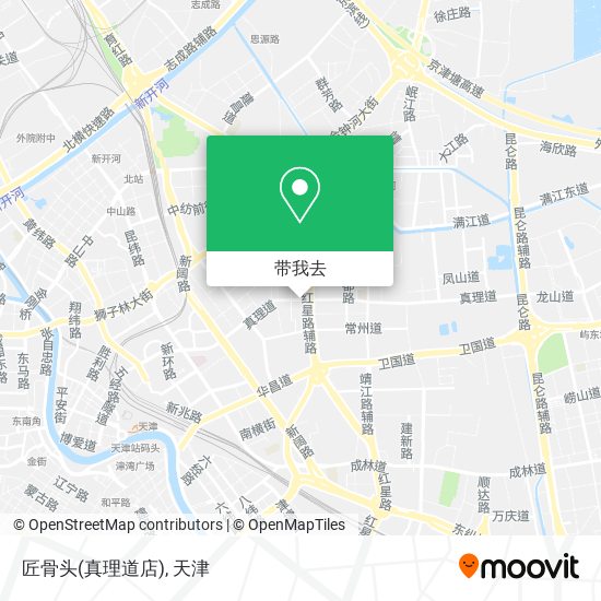 匠骨头(真理道店)地图