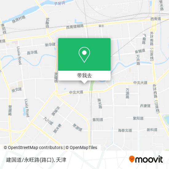 建国道/永旺路(路口)地图