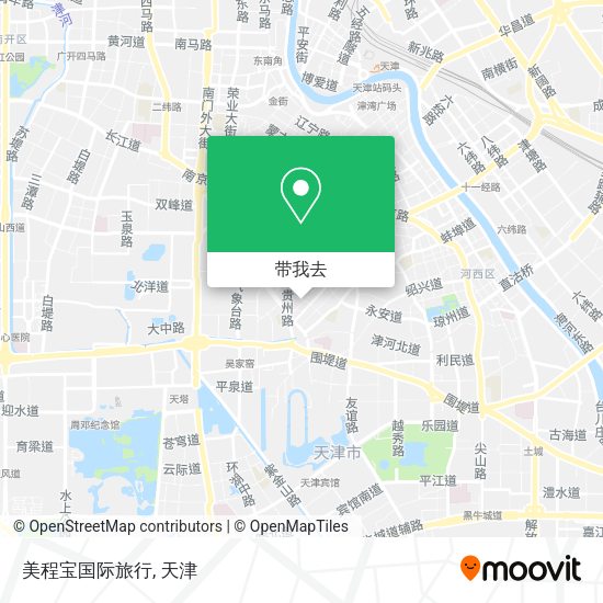 美程宝国际旅行地图