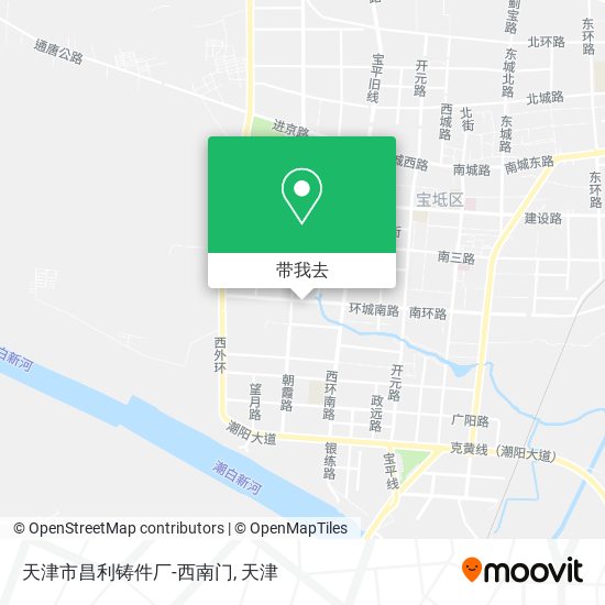 天津市昌利铸件厂-西南门地图