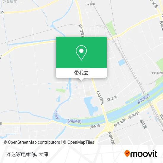 万达家电维修地图