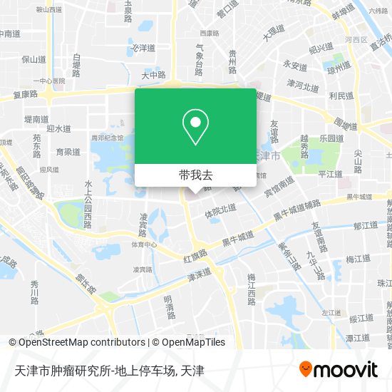 天津市肿瘤研究所-地上停车场地图