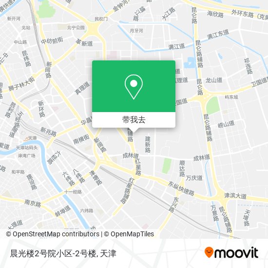 晨光楼2号院小区-2号楼地图