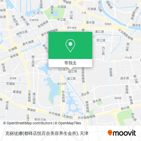 克丽缇娜(都铎店悦百合美容养生会所)地图