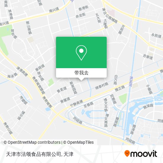天津市法颂食品有限公司地图