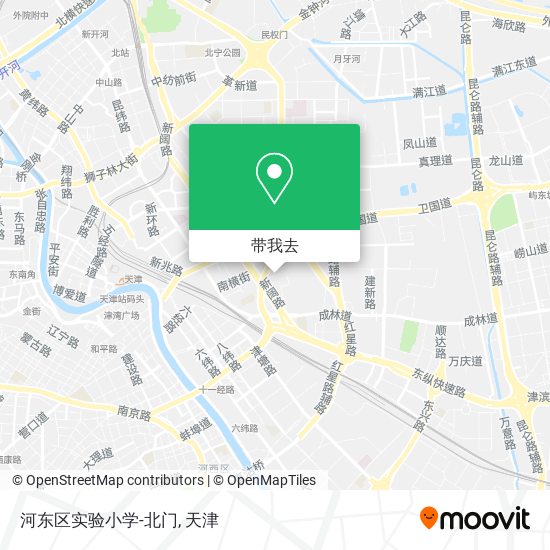 河东区实验小学-北门地图