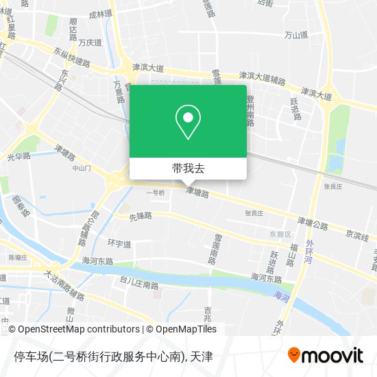 停车场(二号桥街行政服务中心南)地图
