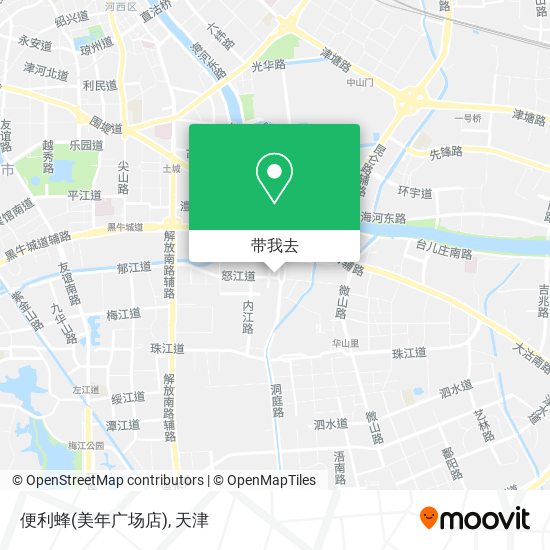 便利蜂(美年广场店)地图