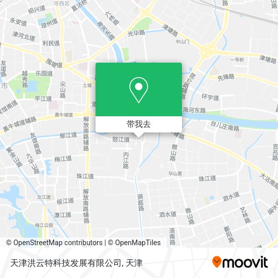 天津洪云特科技发展有限公司地图
