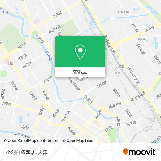 小刘白条鸡店地图