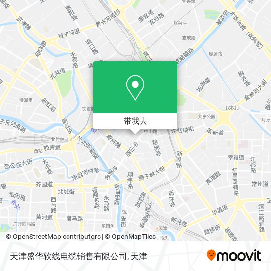 天津盛华软线电缆销售有限公司地图