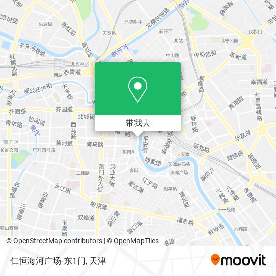 仁恒海河广场-东1门地图