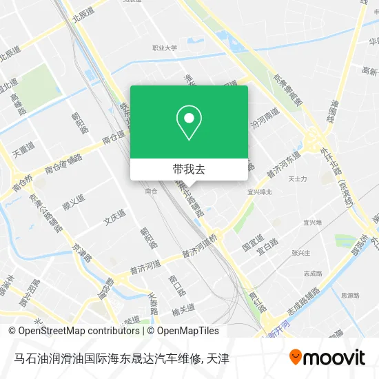 马石油润滑油国际海东晟达汽车维修地图