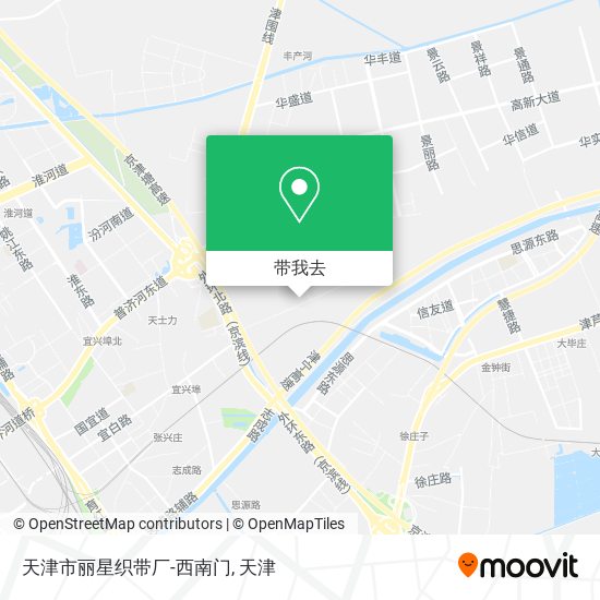 天津市丽星织带厂-西南门地图