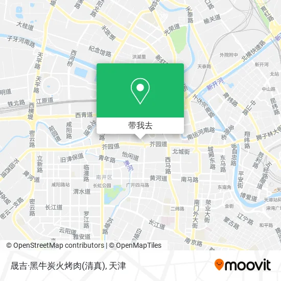 晟吉·黑牛炭火烤肉(清真)地图
