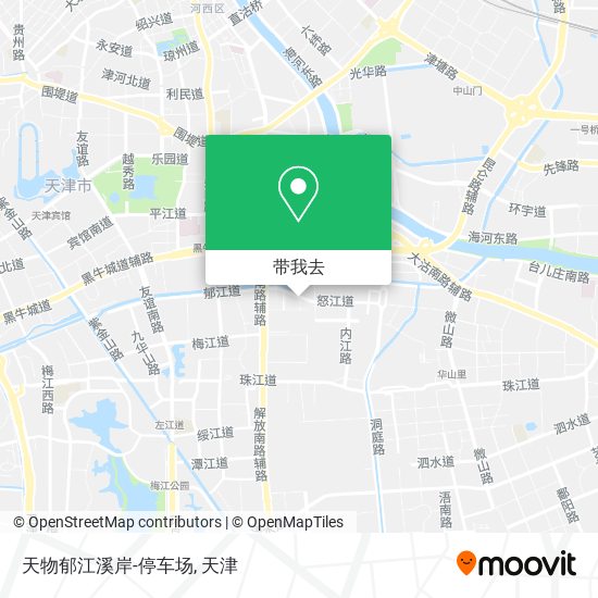 天物郁江溪岸-停车场地图
