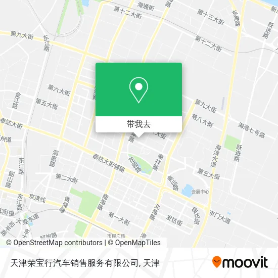 天津荣宝行汽车销售服务有限公司地图