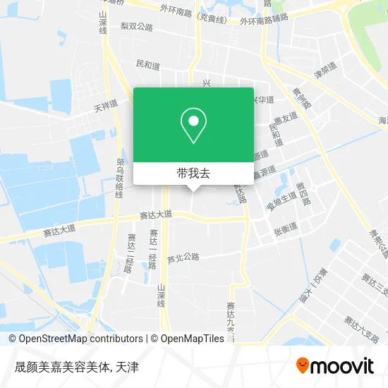 晟颜美嘉美容美体地图