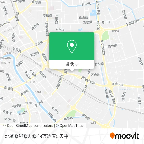 北派修脚修人修心(万达店)地图