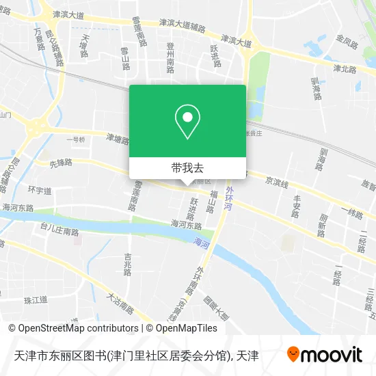 天津市东丽区图书(津门里社区居委会分馆)地图