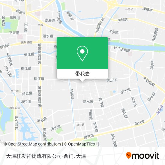 天津桂发祥物流有限公司-西门地图