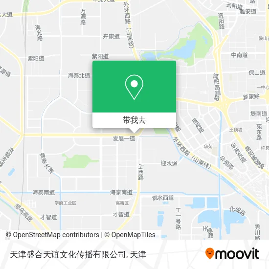 天津盛合天谊文化传播有限公司地图