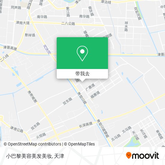 小巴黎美容美发美妆地图