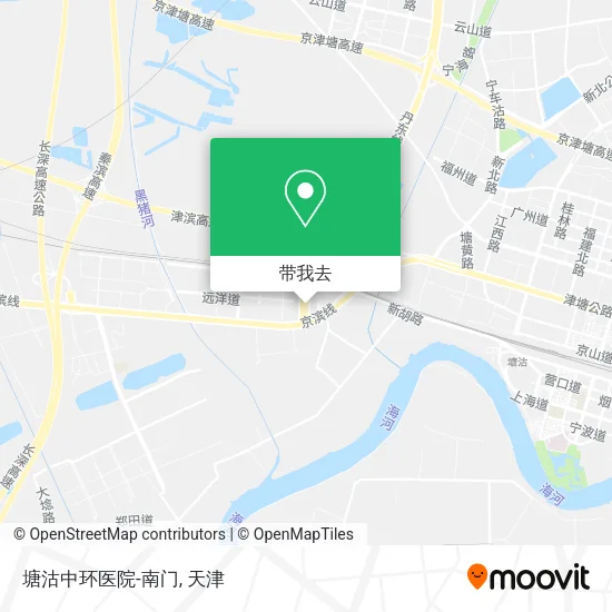 塘沽中环医院-南门地图