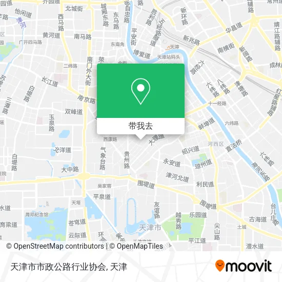 天津市市政公路行业协会地图
