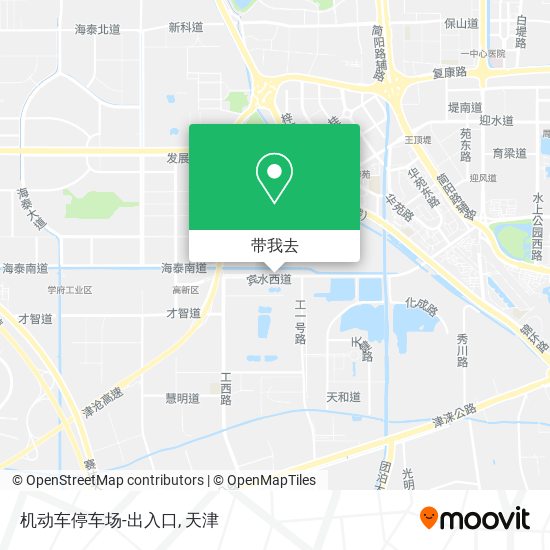 机动车停车场-出入口地图