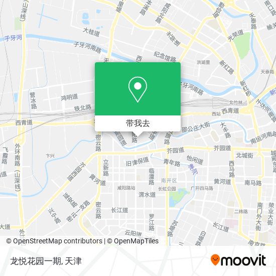 龙悦花园一期地图