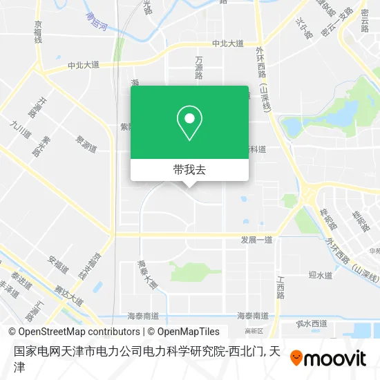 国家电网天津市电力公司电力科学研究院-西北门地图