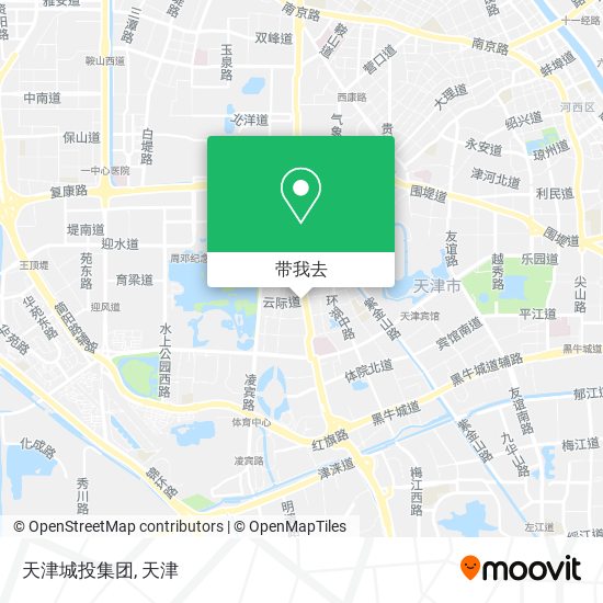 天津城投集团地图