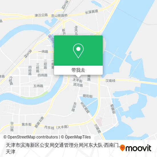 天津市滨海新区公安局交通管理分局河东大队-西南门地图