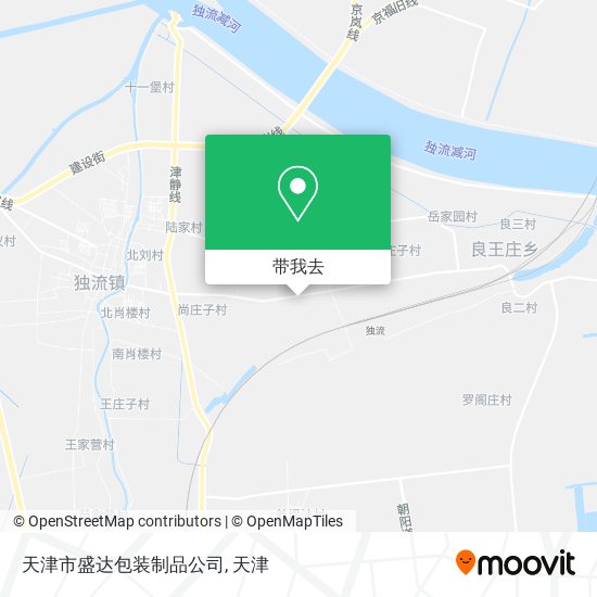 天津市盛达包装制品公司地图